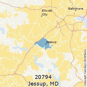 places    jessup zip  maryland