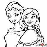 Frozen Princesses Royaume Sketchok Reine Neiges sketch template