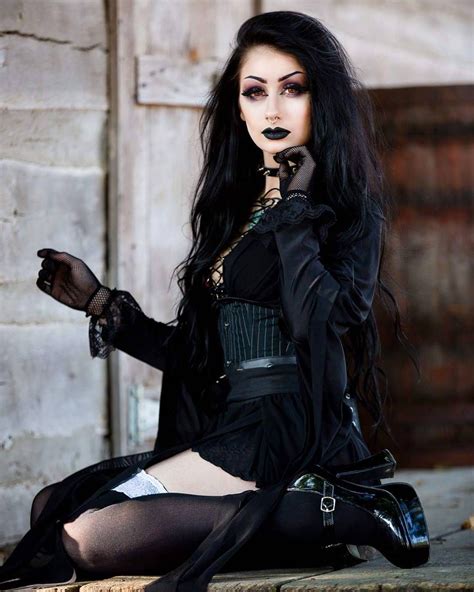 the black metal barbie theblackmetalbarbie gothic fashion gothic
