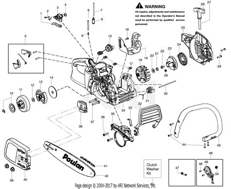 poulan pwtl gas chain  wtl poulan parts diagram  handle controls