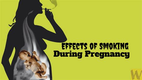 effects of smoking during pregnancy wikie pedia