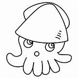 Squid Getdrawings sketch template