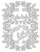 Coloring Pages Adult Kinky Color Books Printable Book Getcolorings Word Bitch Getdrawings Amazon sketch template