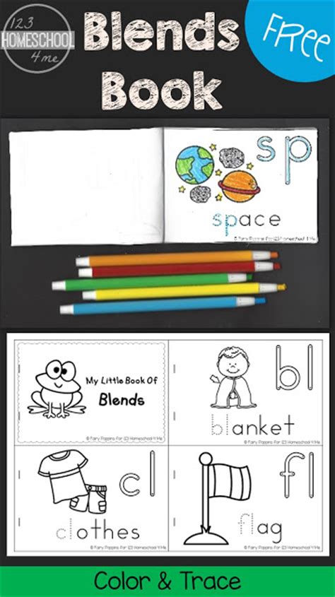 blends printable coloring book thrifty homeschoolers