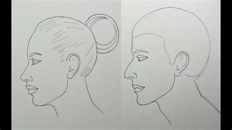 Cómo Dibujar Un Rostro De Perfil Fácilmente Arte