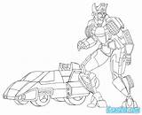 Chromia Transformers Pages Arcee G1 Coloring Template sketch template