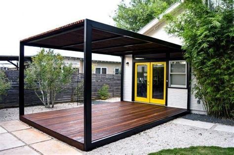 top   deck roof ideas covered backyard space designs deck  pergola covered