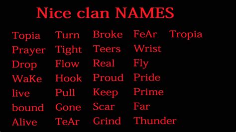smite  clan names siamelax