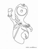 Olympic Wenlock London Pages Olympics Special Coloring Mascot Color Colouring Print Hellokids Mandeville Getcolorings Mascots Online Videos sketch template
