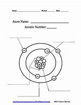 Atom Activity Drawing sketch template