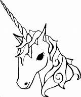 Unicorn Coloring Pages Colouring Printable Color Unicorns Print Easy Advertisement Adults Book Drawing sketch template
