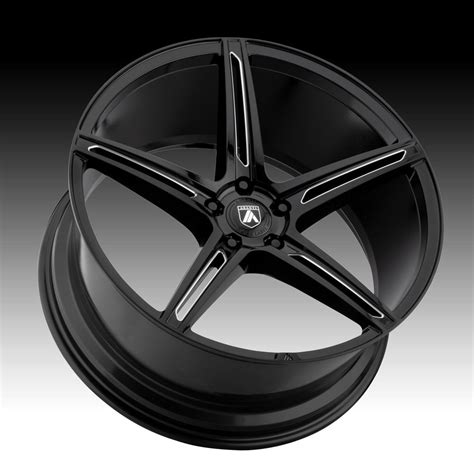 Asanti Black Label Abl 22 Gloss Black Custom Wheels Rims Abl 22 Bk
