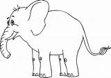 Elefant Colorat Desene Planse sketch template