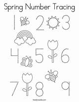 Spring Tracing Number Worksheets Preschool Coloring Noodle Twisty Pages Choose Board Numbers sketch template