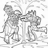 Coloring Pages Transformers Dinobots Getcolorings Obscure Tf Books sketch template