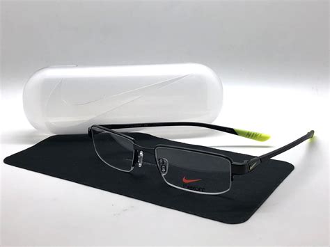 Nike Authentic Nike Semi Rimless Eyeglasses 4275 003 Black Frames