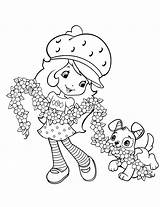 Coloring Shortcake Strawberry Pages Fun Girls Print sketch template