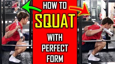 How To Squat With Perfect Form Proper Technique For Men