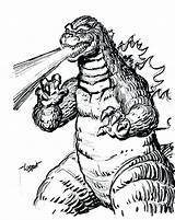 Coloring Pages Godzilla 2000 Getcolorings Printable Getdrawings sketch template