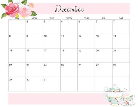 december printable monthly calendar printable world holiday