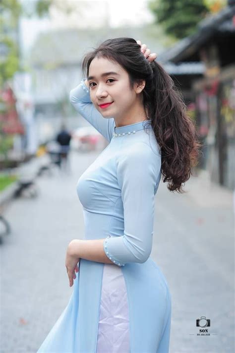 Áo dài vietnamese long dress Áo dài con gái thời