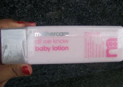 mothercare    baby lotion review
