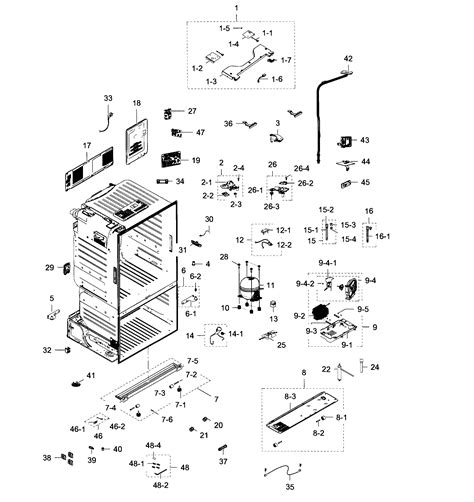 samsung rfhdedbsraa  bottom mount refrigerator parts sears partsdirect