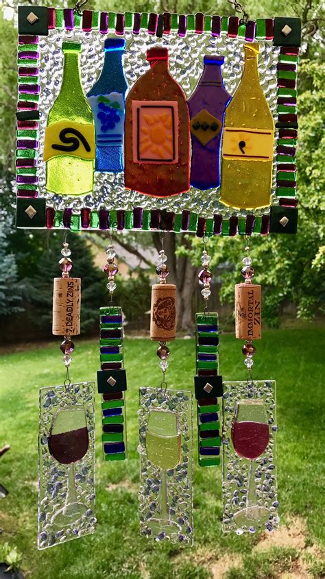 Fused Glass Wind Chime Wind Chimes Homemade Diy Wind Chimes Glass