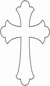 Crosses Easter Communion sketch template