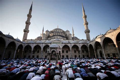 muslims   world celebrate eid al fitr bringing ramadan