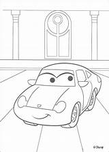 Sally Coloring Carrera Cars Pages Hellokids Print Color Desenho Para sketch template