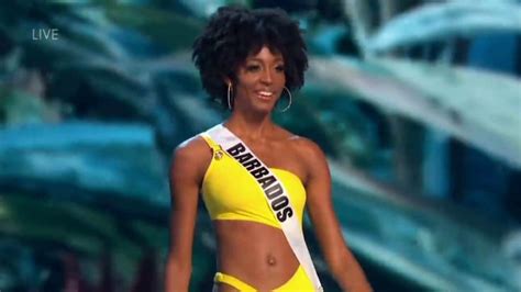 Miss Barbados Bikini Miss Universe 2018 4k Мисс Барбадос Мисс