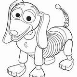 Slinky Cachorro Colorir Woody Sanfona Tudodesenhos sketch template