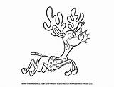 Reindeer Rudolph Timvandevall Claus Cliparts Clipground Getdrawings Hdclipartall sketch template