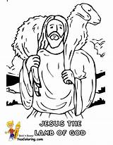 Coloring God Bible Pages Jesus Kids Lamb Book Catholic Christian Gif Friday Comments sketch template
