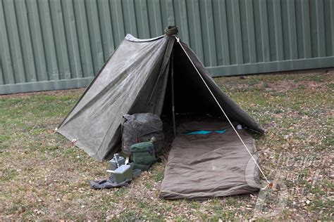 repurposing military surplus gear camping  school style