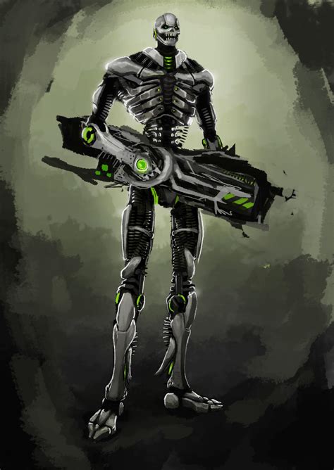 robot alien zombie  axl perk  deviantart