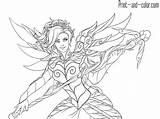 Overwatch Mercy Coloringonly Hanzo Tracer sketch template