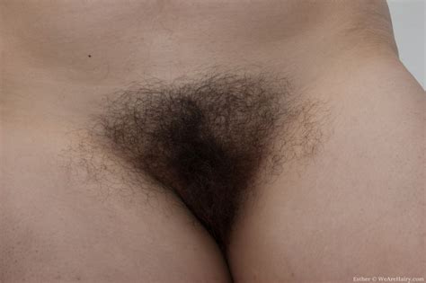 esther spreads her hairy cheeks