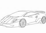 Elemento Sesto Colorir Centenario Egoista Supercoloring Drawing Huracan Aventador sketch template