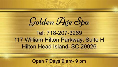 golden age spa hilton head island sc  services  reviews