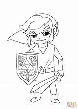 Zelda Link Legend Wind Waker Coloring Pages Coloriage Printable Toon Imprimer Dessin Supercoloring Color Colorier Cartoon Online Dessins Wild Breath sketch template