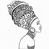 Coloring Pages African Para American Colorear Drawings Dibujos Kids Africa Colouring Sheets Arte Africanas Queen áfrica Afro Adult Books Women sketch template