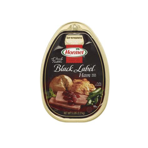 black label ham canned p shape  lb