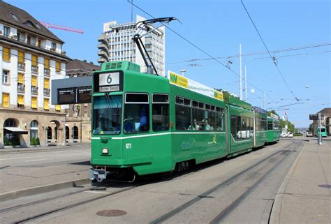 basel bvb tram  schindler     badischer bahnhof   juli