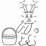 Easter Bunny Dots Connect Printables Pages Coloring Worksheets Colouring Activities Bigactivities Kids Dot Count Printable Activity 2009 Sheet Sheets Toddlers sketch template