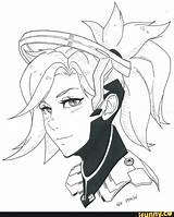 Overwatch Mercy Angel Ifunny sketch template