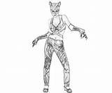 Coloring Injustice Catwoman Mariothemes sketch template