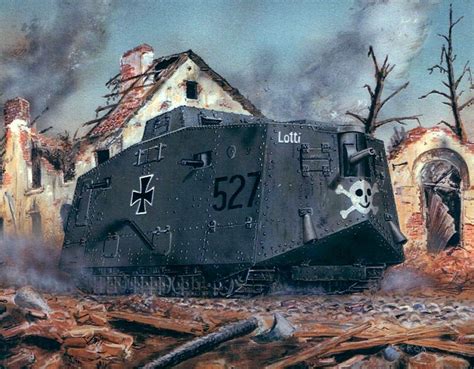 A7v Lotti Ww1 Tanks War Tank World War One