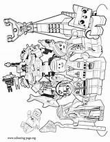 Lego Movie Characters Coloring Pages Colouring Print Printable Para sketch template